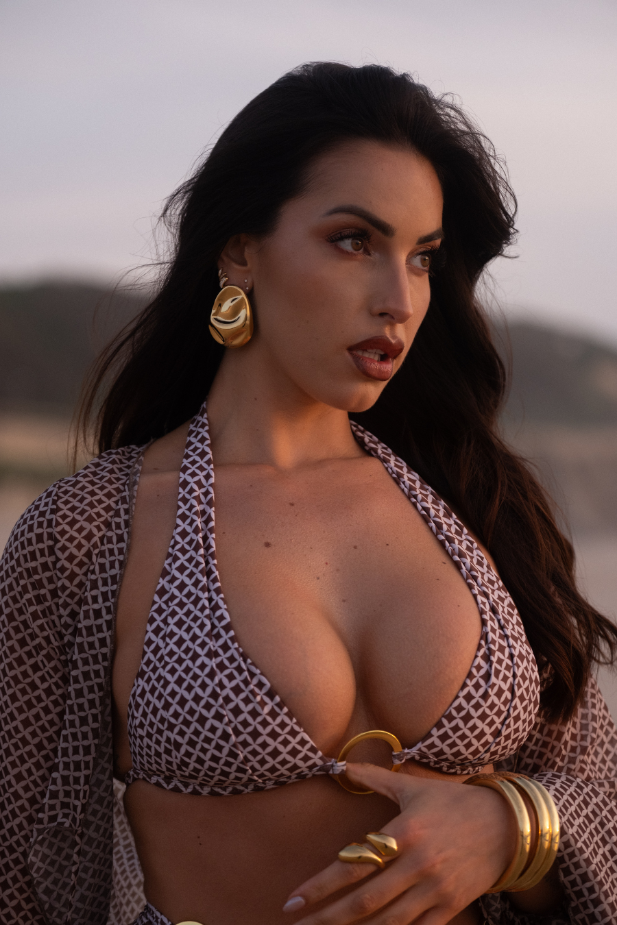 Femme Fatale Top - Geometric
