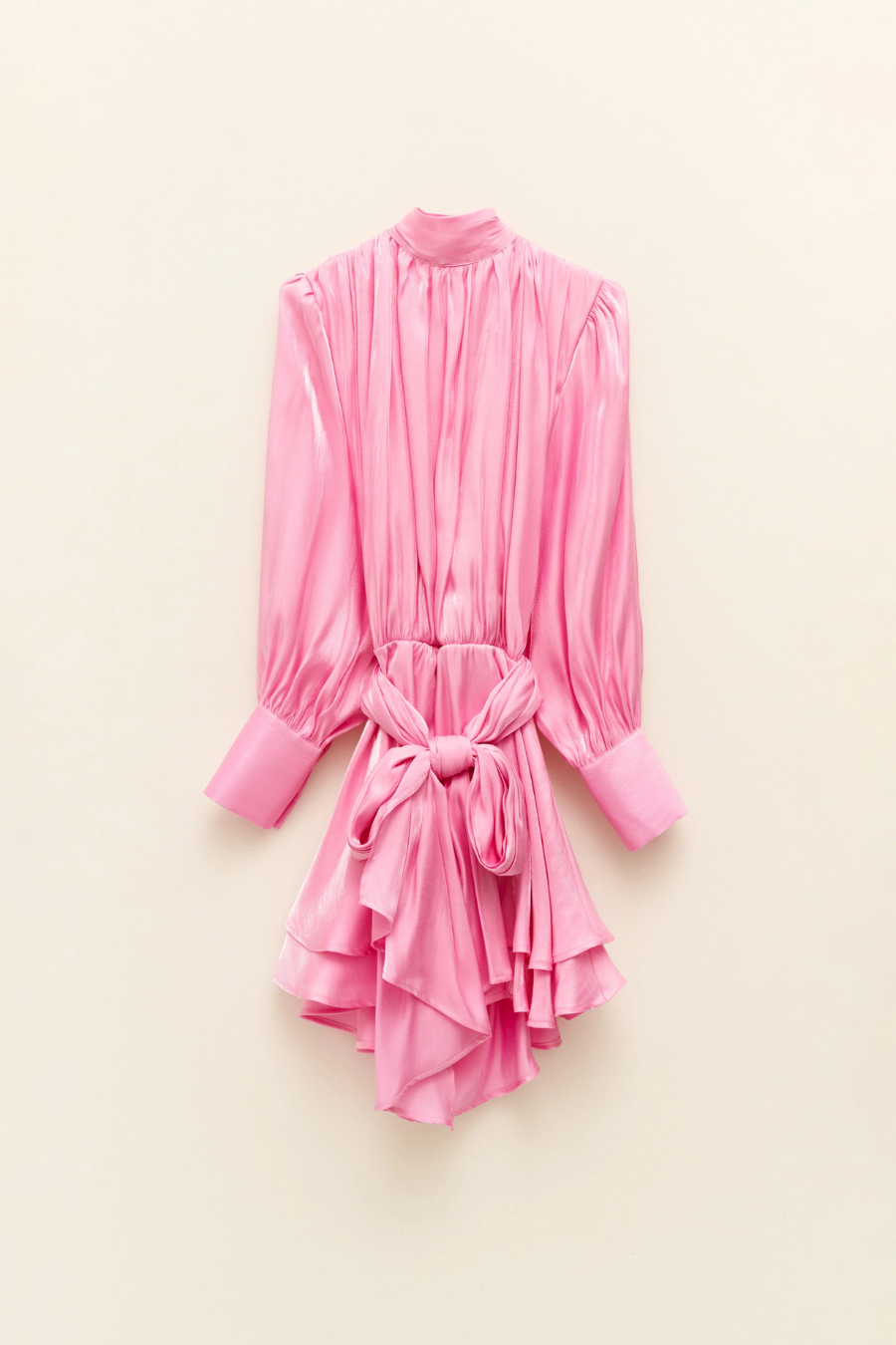 Lumina Fluid Tie-neck Dress