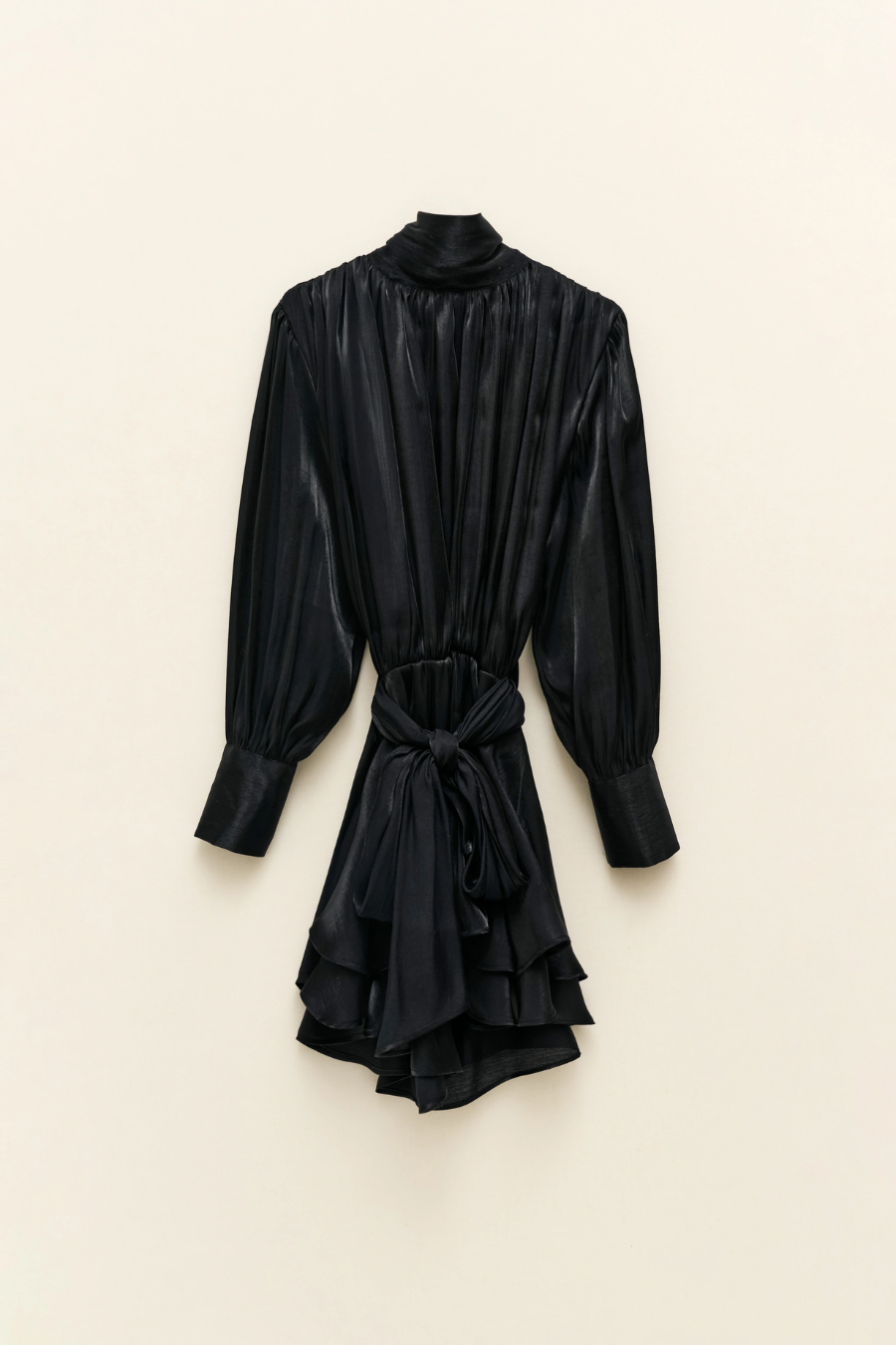 Lumina Fluid Tie-neck Dress