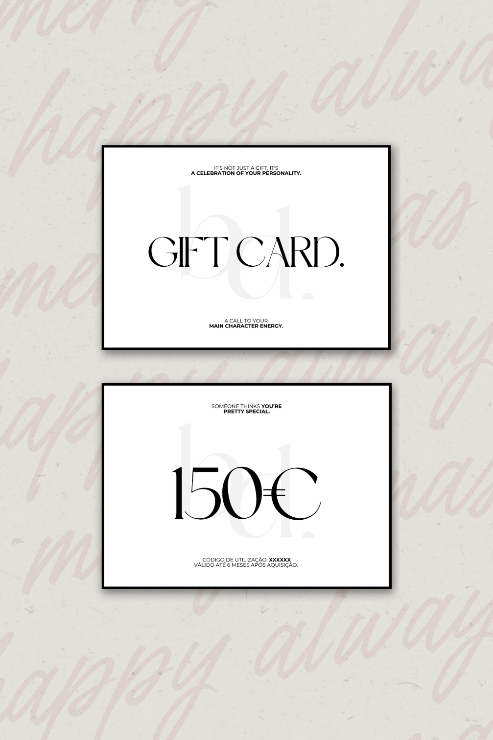 GIFT CARD bd brand.