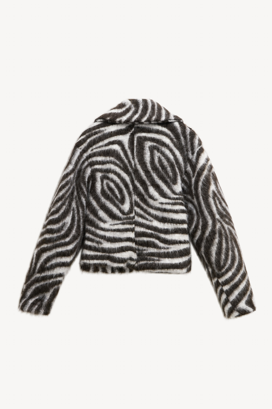 Lumina Zebra Faux Fur Jacket