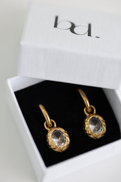 Moonstone - earrings
