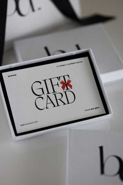 GIFT CARD bd brand.