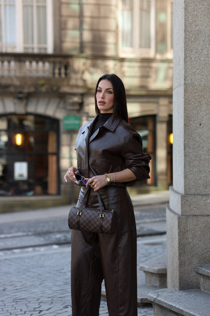 Lumina Structured Barrel-leg Trousers