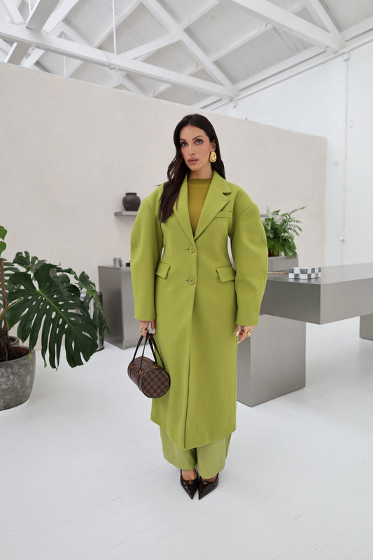 Lumina Oversized Tailored Long Coat