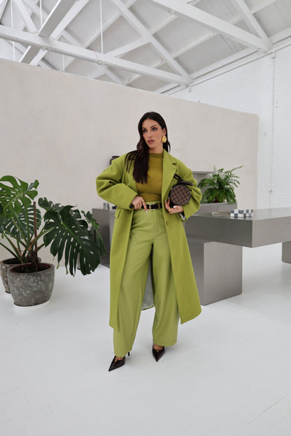 Lumina High-waisted Barrel Trousers