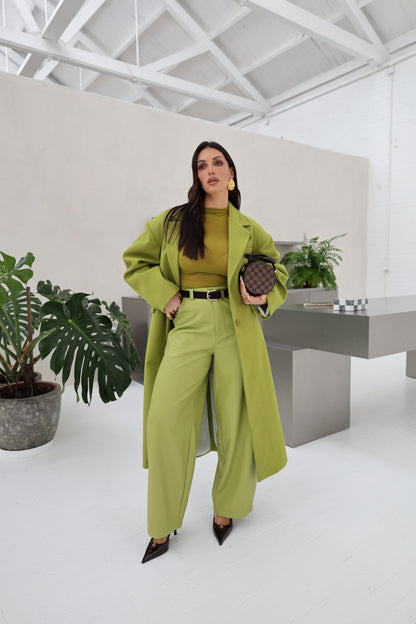 Lumina High-waisted Barrel Trousers