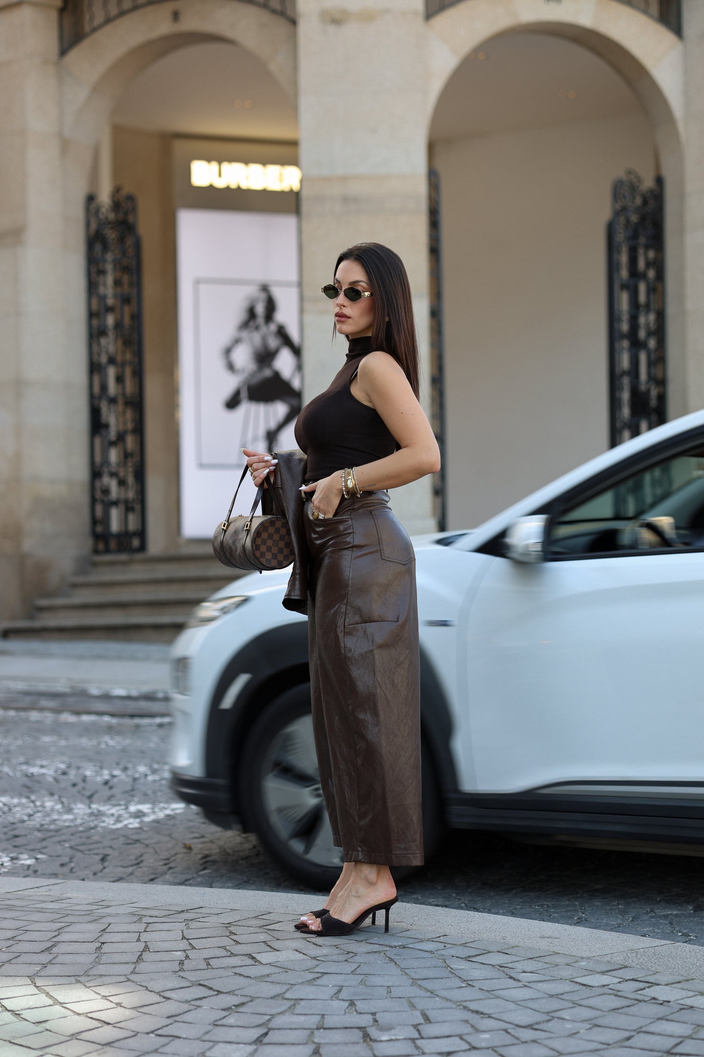 Lumina Structured Barrel-leg Trousers