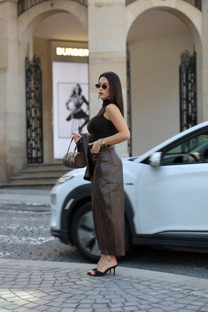 Lumina Structured Barrel-leg Trousers
