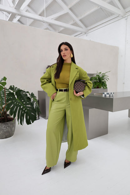 Lumina High-waisted Barrel Trousers