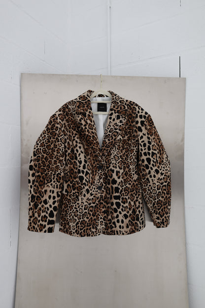 Lumina Leopard Tailored Blazer
