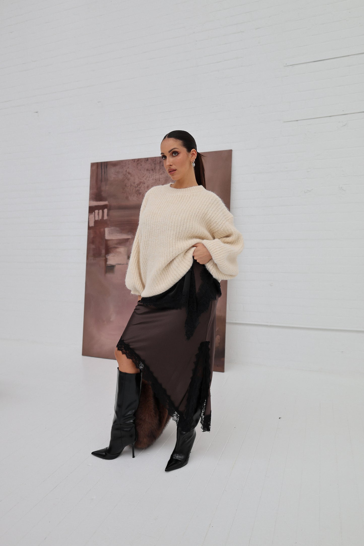 Ti Amo Soft Wool-blend Knit