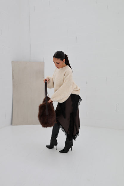 Ti Amo Satin Slip Skirt
