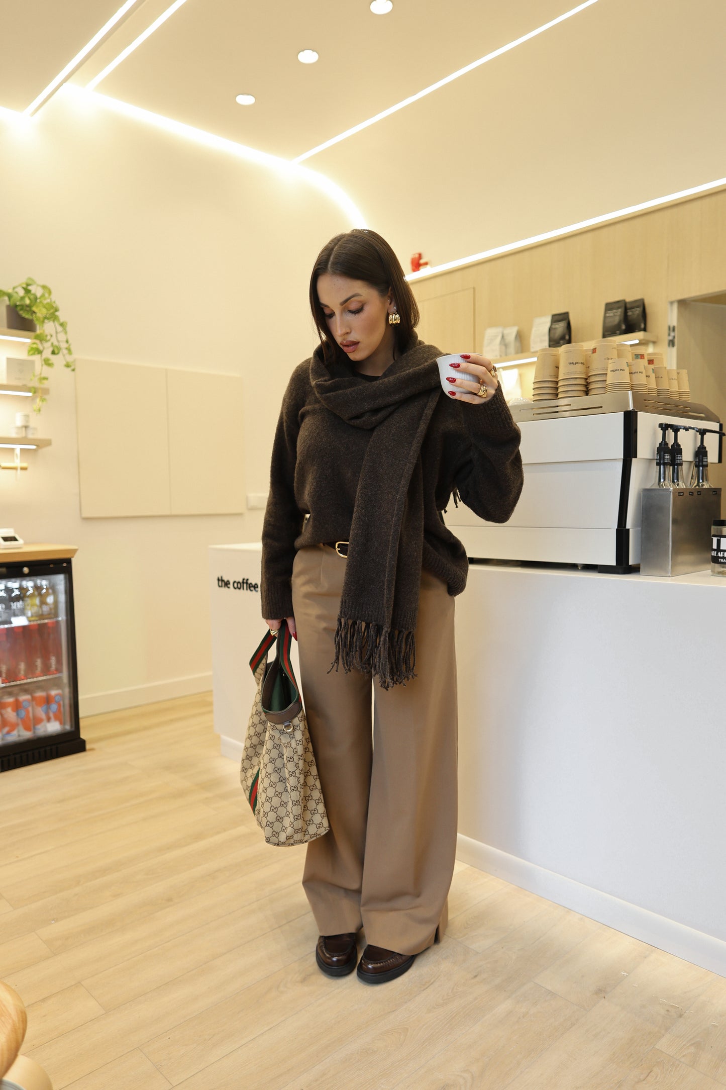 Ti Amo Mocha Wrap Knit